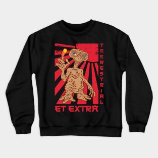 ET Extra Terrestrial Retro Japanese Crewneck Sweatshirt